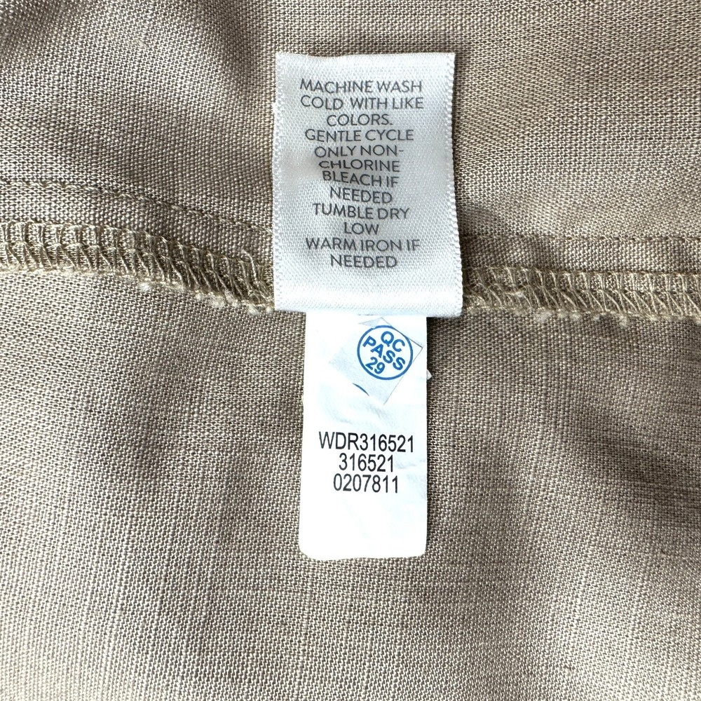 J Jill Button-Front Maxi Dress, Size XL, A-Line, Cap Sleeves, Tencel Cotton NEW - Picture 11 of 11